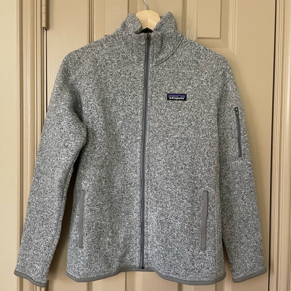 Patagonia Women's Better Sweater® Fleece Jacket Full Zip Size S Color Grey